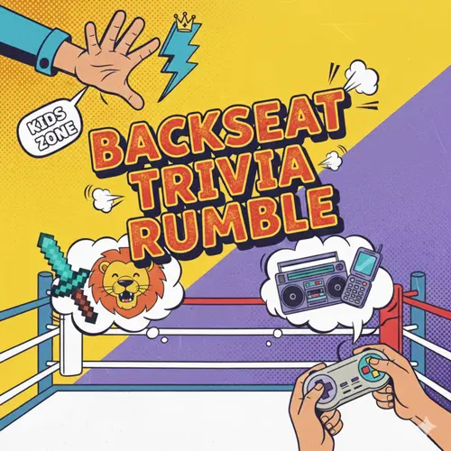 Backseat Trivia Rumble – Trivia for Kids, Family Quiz & Travel Games