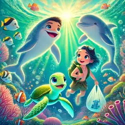 Bedtime Stories: Grandpa’s Moonlight Fins🐢