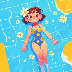 Bedtime Stories: June and the Pool💦