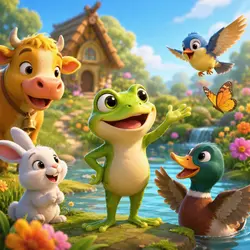 Bedtime Stories: Little Frog Sells Muddy Pond🐸