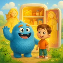 Bedtime Stories: Marvin Monster's Midnight Snack Adventure🍪