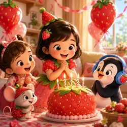 Bedtime Stories: Miumiu’s Strawberry Party🍓