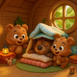 Bedtime Stories: The Little Bears' Misadventure with Papa💞