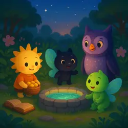 Bedtime Stories: The Nighttime Garden Party⛺