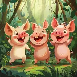 Bedtime Stories: Three Little Mischievous Pigs🐽