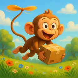 Bedtime Stories: Tiny Monkey's Flying Tail Troubles🐒