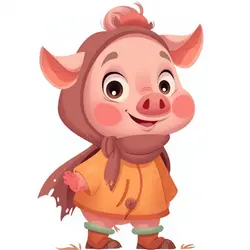 Good Night, Colorful and Fragrant Little Boar🐽