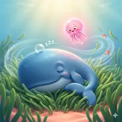 Good Night, Snoring Big Whale🐳