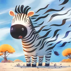 Goodnight, Little Zebra Who Lost His Stripes🦓