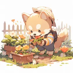 Little Dog Plants Bones🦴丨Stories About Growing Up丨Bone Planting Fun🌷