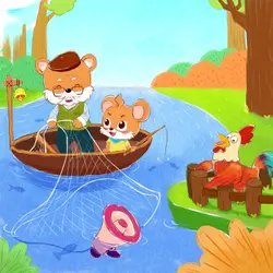 My Name Is Whiskers: Going Fishing with Grandpa👨‍🦳