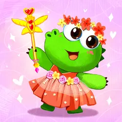 Spotty Dinosaur's Cake Shop 27: Mimi Crocodile Goes as the Flower Fairy🧚