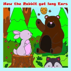 How the rabbit got long ears - a Native American Folk Tale about honesty