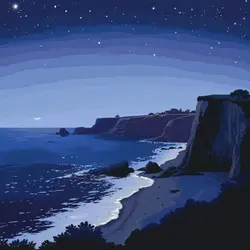 Late Summer Coastline | Gentle Waves and Relaxing Sounds