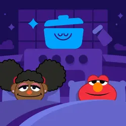Gabrielle & Elmo Help in the Cozy Kitchen