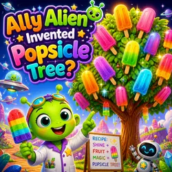 👽🍭 Ally Alien Invented Popsicle Tree 👽🍭