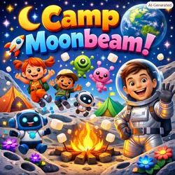🌙🚀 Camp Moonbeam: The Moon's Out-of-This-World Summer Camp!🌙🚀 