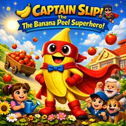 🍌🦸‍♂️ Captain Slip! The Banana Peel That Became a Superhero 🍌🦸‍♂️