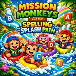 🐒Mission Monkeys and the Spelling Splash Path