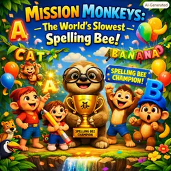  Mission Monkeys: Sammy Slowspell and the Jungle Spelling Bee 🦥🔤