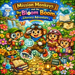 🌸 🐒Mission Monkeys: The Bloom Boom Literacy Adventure