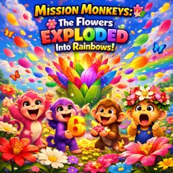 🌸💥 Mission Monkeys: The Flowers EXPLODED Into Rainbows 