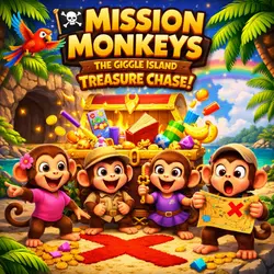 🏴‍☠️🗺️ Mission Monkeys: The Giggle Island Treasure Chase! 