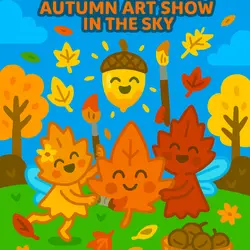 The Paintbrush Leaves: Autumn Art Show in the Sky
