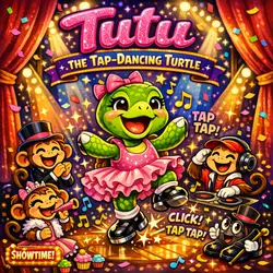 🐢👞 Tutu the Tap-Dancing Turtle🐢👞