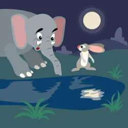 Celebrate Creative Problem Solving with this Wise Indian Folktale-Storytelling Podcast for Kids-The Elephants and the Lake-E:162
