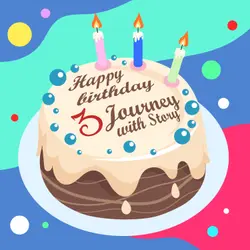 Celebrate Journey with  Story's 3rd Birthday by Listening to Our Number 1 Most Popular Episode-Storytelling Podcast for Kids-The Three Little Pigs:E158