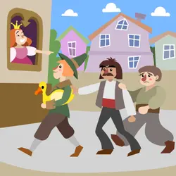 Discover the Secret of Making a Princess Laugh in this Fun Fairytale-Storytelling Podcast for Kids-The Golden Goose-E:163
