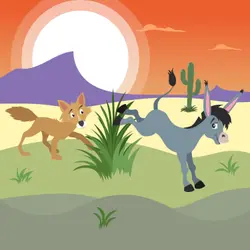 Discover Why the Burro Lives with Man in this Fun Mexican Folktale-Storytelling Podcast for Kids-Why the Burro Lives with the Man:E147