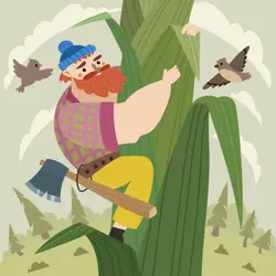 Paul Bunyon and the Cornstalks-Storytelling Podcast for Kids:E 362