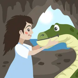 Teach Kids the Meaning of One Good Turn Deserves Another with this Chilean Folktale-Storytelling Podcast for Kids-Delgadina:E143