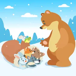Teach Kindness with this Fun Folktale - Storytelling Podcast for Kids -The Lost Mitten:E119