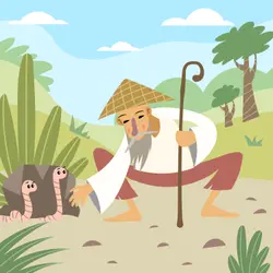 The Hermit and the Two Worms-Storytelling Podcast for Kids:E331
