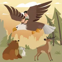 Why the Eagle Defends Americans-Storytelling Podcast for Kids:Encore