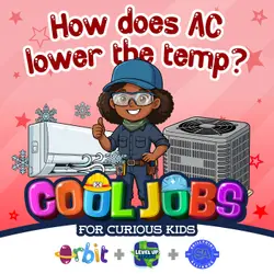 How does AC lower the temperature?