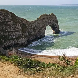 114 Crashing waves at Durdle Door