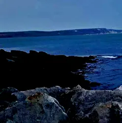 124 Midnight waves by the sea fort at Weymouth (sleep safe)