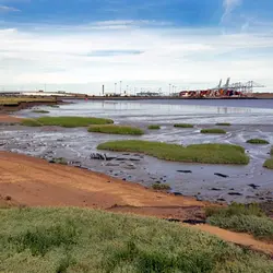 Peace beside the tidal Thames near Stanford-le-Hope in the county of Essex