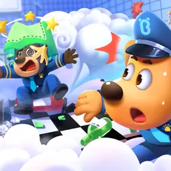 S8E33: The Dangerous Snowstorm Burger P1丨Safety Sheriff Labrador👮