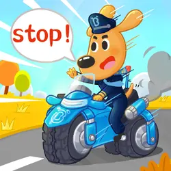 Safety Sheriff Labrador👮: Chasing the Motorbike Robber🏍
