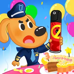 Safety Sheriff Labrador👮: Little Buffalo’s Illness🐃