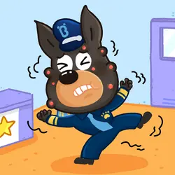 Safety Sheriff Labrador👮: Officer Doberman Gets the Itches🥴