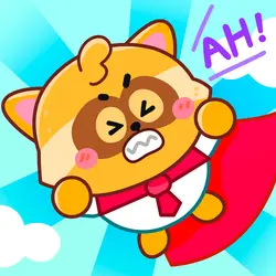 Safety Sheriff Labrador👮: Saving Raccoon Superman🦸