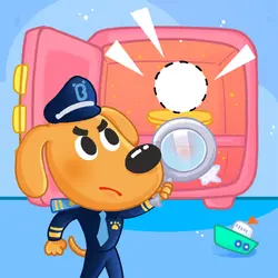Safety Sheriff Labrador👮: The Masked Jewel Robber👹