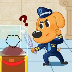 Safety Sheriff Labrador👮: Who Stole the Sapphire?💎