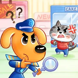 The Case of the Forestville Market Theft🛒丨Crime Busters丨Safety Sheriff Labrador👮